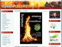 Tablet Screenshot of feuerwehr-ollern.at